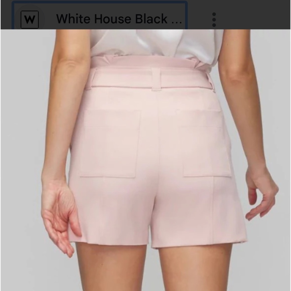 White House Black Market Dress Shorts with Belt 5”